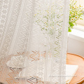 Milk Silk Shading Bording Tule Curtain Sheer